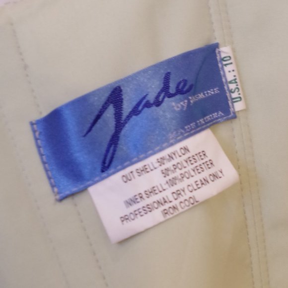 Jade by Jasmine Taffeta/Lace Strapless Gown NEW Sz. 10 - Picture 8 of 9